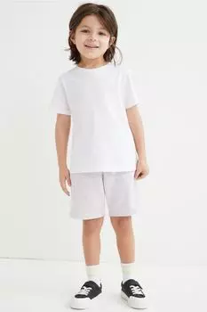 Комплект из двух спортивных шорт H&amp;M, светло-серый меланж/синий