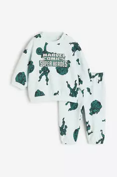 Комплект из двух толстовок H&M, бирюзовый