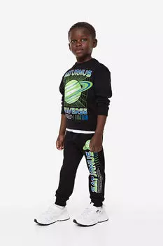 Комплект из двух толстовок H&M, черный