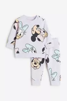 Комплект из двух толстовок H&M, фиолетовый