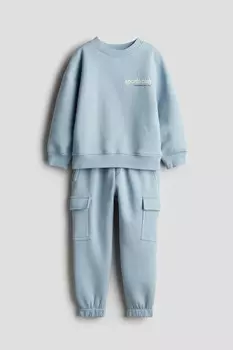 Комплект из двух толстовок H&M, голубой