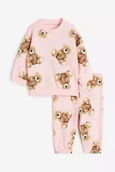 Комплект из двух толстовок H&M, розовый