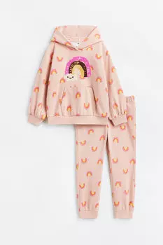 Комплект из двух толстовок H&M, розовый