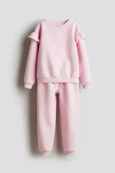 Комплект из двух толстовок H&M, розовый