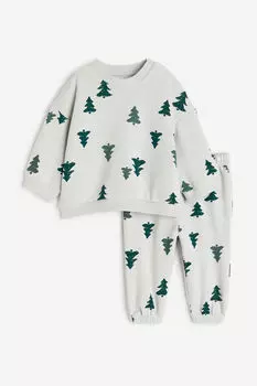 Комплект из двух толстовок H&M, серый
