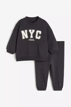 Комплект из двух толстовок H&M, серый