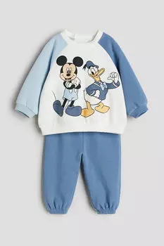Комплект из двух толстовок H&M, синий