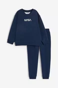 Комплект из двух толстовок H&M, синий