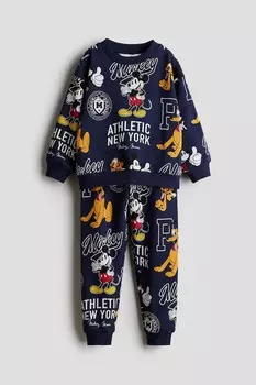 Комплект из двух толстовок с принтом H&M, синий