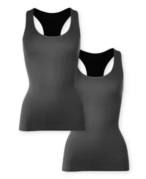 Комплект из двух топов на бретельках Malibu Sugar для девочек-подростков (12–16 лет) – для больших детей, черный