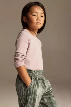 Комплект из двух топов с отделкой пико H&M, розовый