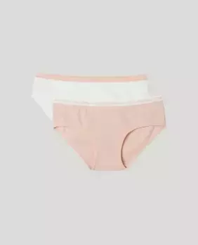 Комплект из двух трусиков для девочек Cotton Juice, мультиколор