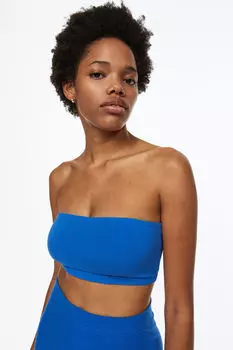 Комплект из двух укороченных топов без рукавов H&M, красный