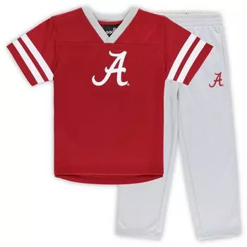 Комплект из джерси и брюк для дошкольников Crimson/Gray Alabama Crimson Tide Red Zone Outerstuff