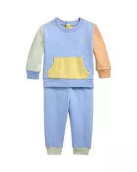 Комплект из фуфайки и брюк Polo Boys' French Terry - для малышей Ralph Lauren, синий