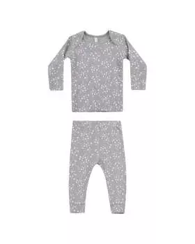 Комплект из футболки и леггинсов Quincy Mae Ribbed, цвет fleur