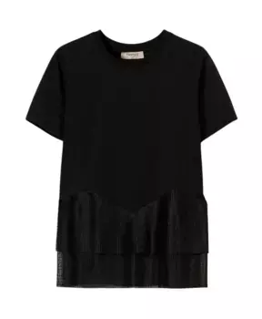 Комплект из футболки и поло It Twinset, черный