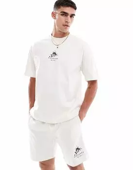 Комплект из футболки и шорт с японским логотипом River Island