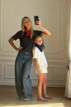 Комплект из футболки и шортов-бермуд ZARA, цвет ice