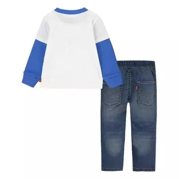 Комплект из футболки с рисунком и джинсов из денима для мальчика Levi's S'More Friends Levi's