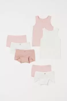 Комплект из хлопка, 7 предметов H&amp;M