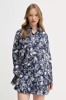 Комплект из хлопка Lauren Ralph Lauren, темно-синий