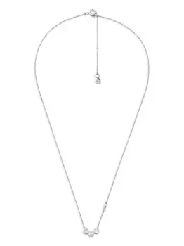 Комплект из колье и серег с камнями MICHAEL KORS, серебяный