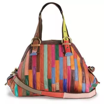 Комплект из кожаной большой сумки Lorely и мешочка для монет AmeriLeather AmeriLeather