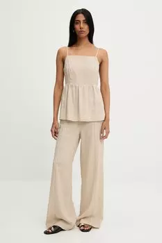 Комплект из льна Answear.Lab, бежевый