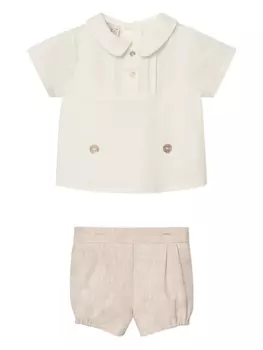 Комплект из льняных шорт Paz Rodriguez, нейтральный