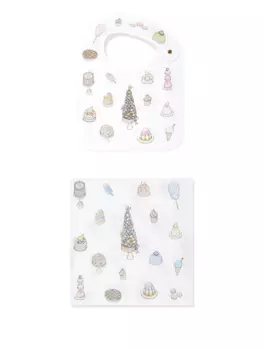 Комплект из нагрудника и одеяла Atelier Choux Sweetie Pie, белый