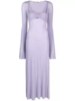 Комплект из платья макси и топа MANURI, фиолетовый