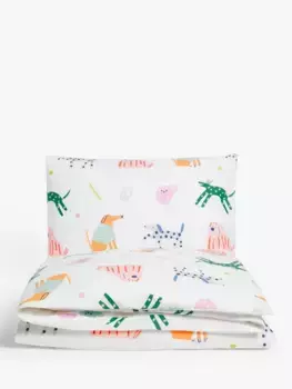 Комплект из пододеяльников и наволочки John Lewis ANYDAY Easy Care Park Pals Reversible