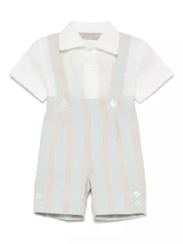 Комплект из полосатых шорт La Stupenderia, белый