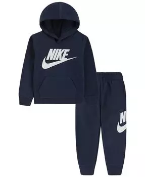 Комплект из пуловера и спортивных штанов для новорожденных Boys Club Nike, черный