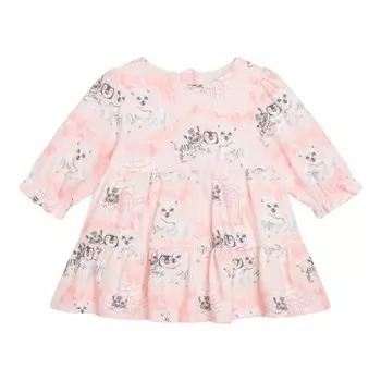 Комплект из розового платья и леггинсов KENZO, розовый