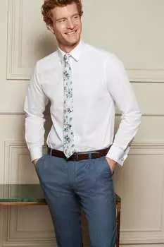 Комплект из рубашки и галстука Next, синий