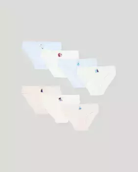 Комплект из семи трусиков для девочки Cotton Juice, мультиколор