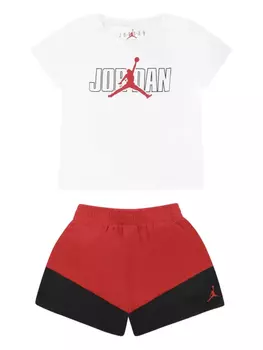 Комплект из шорт с логотипом (двойка) Jordan Kids, белый