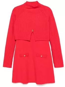 Комплект из свитера и мини-платья Maje, красный