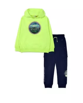 Комплект из толстовки и спортивных штанов для мальчика Tuc tuc, желтый