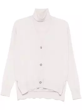 Комплект из тонкого трикотажного жилета и кардигана Blanca Vita