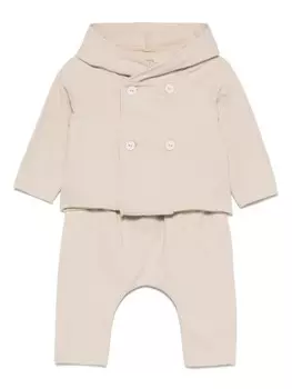 Комплект из топа и брюк с капюшоном TEDDY & MINOU, нейтральный цвет