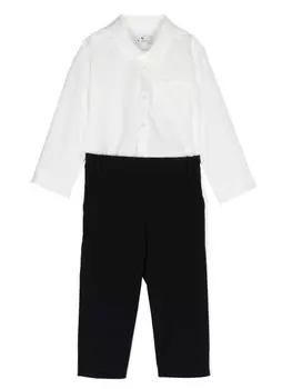 Комплект из топа и брюк с логотипом Pegaso ETRO KIDS, белый