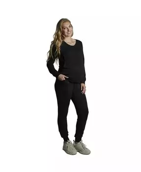 Комплект из топа и брюк Whitney для беременных и кормящих мам Everly Grey, черный