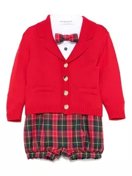 Комплект из топа и шортов Colorichiari, зеленый