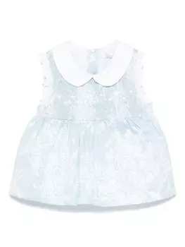 Комплект из топа и шортов с цветочным принтом Patachou, синий