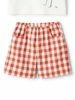 Комплект из топа и шортов с принтом Il Gufo, белый