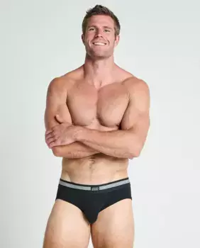 Комплект из трех эластичных мужских трусов со средней посадкой Jockey, мультиколор