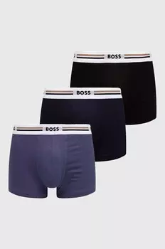 Комплект из трех боксеров Boss, белый